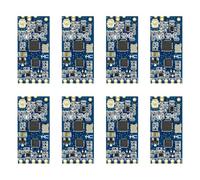 Uikdjgu 8X -12 433Mhz SI4463 Module de Port Série sans Fil 1000M Remplacent Bluetooth HC12