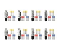 Uikdjgu 8X Base de Support de Lame avec 144 Lames de Coupe (30/45/60 Degrés) pour Silhouette Cameo 1 2 3/Portrait/Curio/Graphtec 6000/Ce 5000-60 Plotte