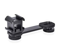 Uikdjgu Adaptateur Universel de Support D'Extension de Support D'Extension de Support de Chaussure Froide Triple pour Le Stabilisateur de Cardan de TéLéPhone DSLR de LumièRe VidéO LED