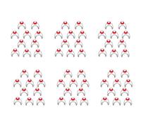 Uikdjgu Bouchons de Bouteille en Verre Swing Top Bouchon de Bouteille de BièRe à Rabat pour Bouteille de BièRe de Style, Bouteilles de Soda, 60 PièCes SéRies