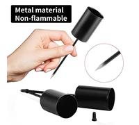 Uikdjgu Bougeoirs Couronne de L' Bougeoirs Bougeoir, Bougies Cônes avec Brochette 6Pcs Noir