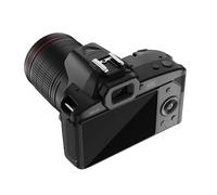 Uikdjgu Caméra Vidéo Numérique WiFi HD D5 6400 Mégapixels Caméscope à Double Objectif 4K avec Écran Zoom 16X Appareil Photo Reflex Numérique sans Carte Mémoire