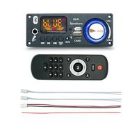 Uikdjgu Carte Amplificateur de Décodeur Audio Bluetooth 2x80 W 160 W Amplificateur Lecteur Audio 12 V DIY Lecteur MP3 Module Radio FM de Voiture TF USB