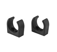 Uikdjgu Clip de Crochet de Bateau de Pince D'éChelle en Nylon de 2 PièCes pour la Taille 1-1/4 Pouces de DiamèTre par Ensemble Accessoires Marins UV Bateau de Yacht, Noir