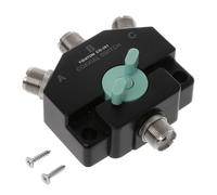 Uikdjgu Commutateur Coaxial Large Bande CO-301 Répéteur D'Antenne 3 Ports Adaptateur de Base D'Antenne à Ondes Courtes Manuel MJ