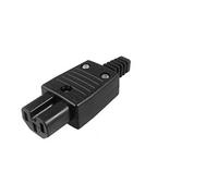 Uikdjgu Connecteur/Adaptateur de secteur de la prise de sortie IEC320 C15 noir AC 250V 10A