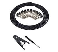 Uikdjgu Connecteurs Sans Soudure Design Câble de Guitare Kit de Câble de Patch de PéDale de Guitare de DIY