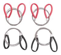 Uikdjgu Coupe-Tubes 4 PièCes Scie à Câble en Acier Inoxydable, Scie à Fil MéTallique Scie à Main Corde de Poche Scie Outil de Coupe de Tuyau en PVC pour Bois