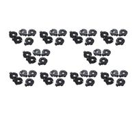 Uikdjgu CR2016 2025 2032 Piece Pile Bouton Batterie Douille de Suopport Noir 50 Pcs