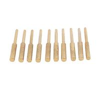 Uikdjgu D'AffûTeur de ChaîNe de TronçOnneuse éLectrique, Roues D'Aiguisage DiamantéEs PlaquéEs Titane 10 PièCes SéRies, Fichiers de Haute Dureté 3/16 Pouces