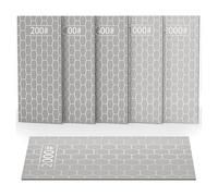 Uikdjgu de Pierres à Aiguiser Diamantées, Disques à Aiguiser avec Plaques de en Nid D'Abeille, Grain Grossier à Extra Fin 200/400/600/1000/2000