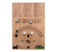 Uikdjgu de Société de Dés de Baseball Dés en Bois et de Société de Table Double Interactif Jouet de Sport Amusant