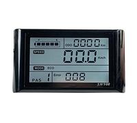 Uikdjgu Ebike SW900 LCD Display Control VéLo éLectrique Compteur de Vitesse Prise éTanche Record Instrument Control/Setting 24-72V