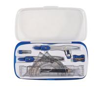 Uikdjgu Le Kit de GéOméTrie MathéMatique de 10 PièCes DéFinit des Fournitures pour éTudiants pour la RéDaction et les Dessins avec une BoîTe de Rangement Incassable