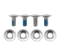 Uikdjgu Le Kit de Vis de Fixation de Snowboard Comprend 4 Vis de de Snowboard et 4 Rondelles de Vis de Snowboard.