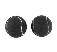 Uikdjgu Lot de 2 Balles de Tennis PréDéCoupéEs pour Pieds de Meubles et Protection du Sol, RevêTement en Feutre RéSistant et, Noir