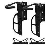 Uikdjgu Lot de 2 Supports à Vélo Pivotants pour Garage, Support Mural pour Vélo, Support à Vélo Vertical pour Rangement de Vélos