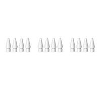 Uikdjgu Pack de 12 Embouts de Rechange pour Pointes pour 1ère et 2Nd Génération (Blanc)