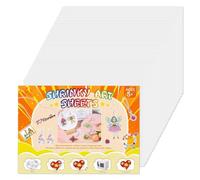 Uikdjgu Papier D'Art Rétractable, 18 Feuilles de Papier Rétractable, Film Plastique Rétractable pour Porte-Clés et Enfants Créatifs - Marquage