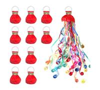 Uikdjgu Paquet de 10 Banderoles Popper à à la Main, sans Gâchis, Confettis, Craquelins en Papier Magique pour Célébration d'anniversaire, Demande en Mariage