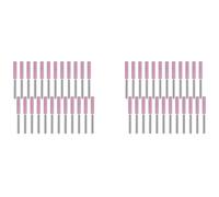 Uikdjgu Paquet de 48 Pierres à Aiguiser pour Affûteuse de Tronçonneuse, Outil de Meulage de Polissage pour Affûteuse de Tronçonneuse 3X4.8mm
