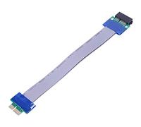 Uikdjgu PCI-Express PCI-E 1X Carte de Flex extendeur Extension Cable pour PC
