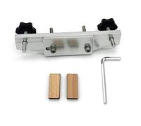 Uikdjgu Pince de Pont de Guitare en MéTal Outil de Liaison de Pont de Guitare en Acier Inoxydable pour Luthiers avec Blocs en Bois Outils de Luthier de Guitare