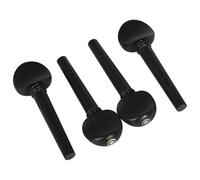 Uikdjgu Pions de Réglage de Violon en Bois D'Ébène, Ensemble de 4 Pièces pour Violons 4/4, Accessoires de Remplacement pour Violon.