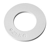 Uikdjgu Poids Fractionnaires Poids Fractionnaires Mini Plaques de Poids Plaques de Musculation Accessoire de Disque PréCis Blanc 0.25Kg
