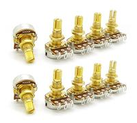 Uikdjgu Potentiomètre de guitare Audio Volume & Tone Pots Commutateur Contrôle A500K Or Pack de 10