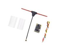 Uikdjgu Récepteur ELRS 2,4 GHz Nano ExpressLRS Récepteur CRSF avec Antenne de Type T pour Pièces de Drones de Traversée RC FPV
