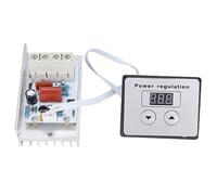 Uikdjgu Régulateur de Tension Électronique Régulateur de Tension Numérique Gradateur, 10 000 W SCR Régulateur de Tension Numérique Contrôle de Vitesse Gradateur Thermostat AC 220 V 80 A