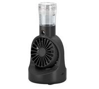 Uikdjgu Ventilateur Brumisateur, Fournitures de Refroidissement D'Extérieur avec Bouteille Brumisateur pour Salon, Chambre à Coucher, Noir Confortable et Rafraîchissant