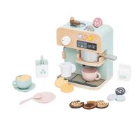 UIKGVX Ensemble de cafetière éducative en bois pour enfants - Coffre-fort permanent - Pour la cuisine - Favorise la créativité et les capacités sociales - Jeu éducatif
