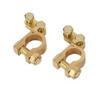 UIKGVX Profession Simple Fix Fixation de poteau de batterie en laiton robuste pour véhicules à courant élevé avec une large compatibilité et des extrémités de bornes de batterie en laiton antirouille