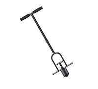 uikios Annonceur d'herbe ergonomique à long manche pour réparation d'herbe sans effort transplantation de bulbes et préparation de parterres de jardin avec plan d'éclatement des pieds