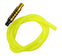 uikios Bouchon de vidange pour réservoir d'huile de moto - Buse d'échappement en aluminium avec tube de tuyau - Accessoires de moto