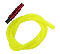 uikios Bouchon de vidange pour réservoir d'huile de moto - Buse d'échappement en aluminium avec tube de tuyau - Accessoires de moto