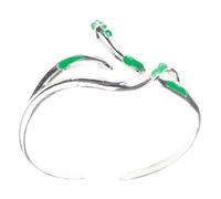 uikios Bracelet jonc serpent style gothique foncé symbolisant le mystère et la puissance pour les amateurs de mode, as pics show, Métal