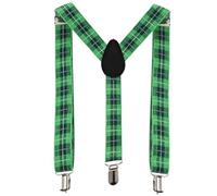 uikios Bretelles réglables pour fête sur le thème de la StPatrick - Accessoires irlandais, Vert, as pics show