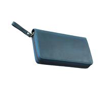 uikios Couvertures en cuir à fermeture éclair pour carnet de poche de 18 x 9 cm, planificateur, bloc-notes, couverture de journal, étui de protection, sac pour voyage