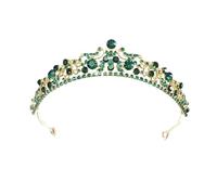 uikios Élégant diadème de mariage avec strass pour cérémonie de passage d'âge, bal de fin d'année, concours de beauté, événement royal, as pics show, Alliage