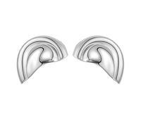 uikios Élégante bague d'oreille demi-circulaire pour femme, bijou tendance, résistant aux allergies, pour les fêtes et au quotidien, 37x22mm, Cuivre respectueux de l'environnement