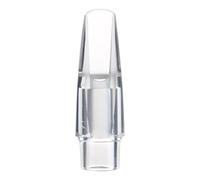 uikios Embouchure de saxophone transparent en ABS pour améliorer la clarté du son, accessoires de saxophone professionnels pour saxophones