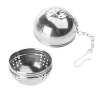 uikios Infuseur à thé en acier inoxydable avec chaîne en corde pour thé feuilles boule passoire maille tamis maison outil de cuisine E