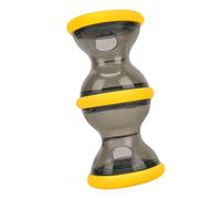 uikios Jouet puzzle interactif pour chien avec haltère - Fuite de nourriture - Mangeoire lente à mâcher pour stimulation mentale - Rouleau interactif pour chien