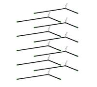 uikios Lot de 5/10 connecteurs d'équilibre de pêche avec boucles pivotantes, tube anti-enchevêtrement pour connecteurs de pêche en eau salée