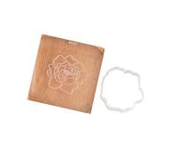 uikios Moule flexible et anti-adhésif pour la fête des mères - Tampon à biscuits - Moule à dessert pour la fête des mères