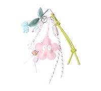 uikios Porte-clés en corde tressée - Décoration de sac à main - Porte-clés de voiture - Accessoire tendance - Breloque pour sac à main