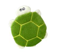 uikios Porte-monnaie en forme de tortue, pochette en peluche, portefeuille avec fermeture éclair, porte-monnaie, petit sac à main pour femme, trousse de maquillage portable, a, as pics show